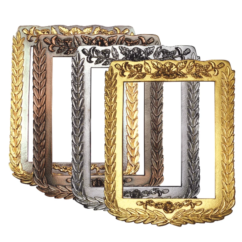 Совершенно новая стильная пластиковая рамка для деревянного налета, гальваническая рамка для деревянных табличек, круглая фоторамка