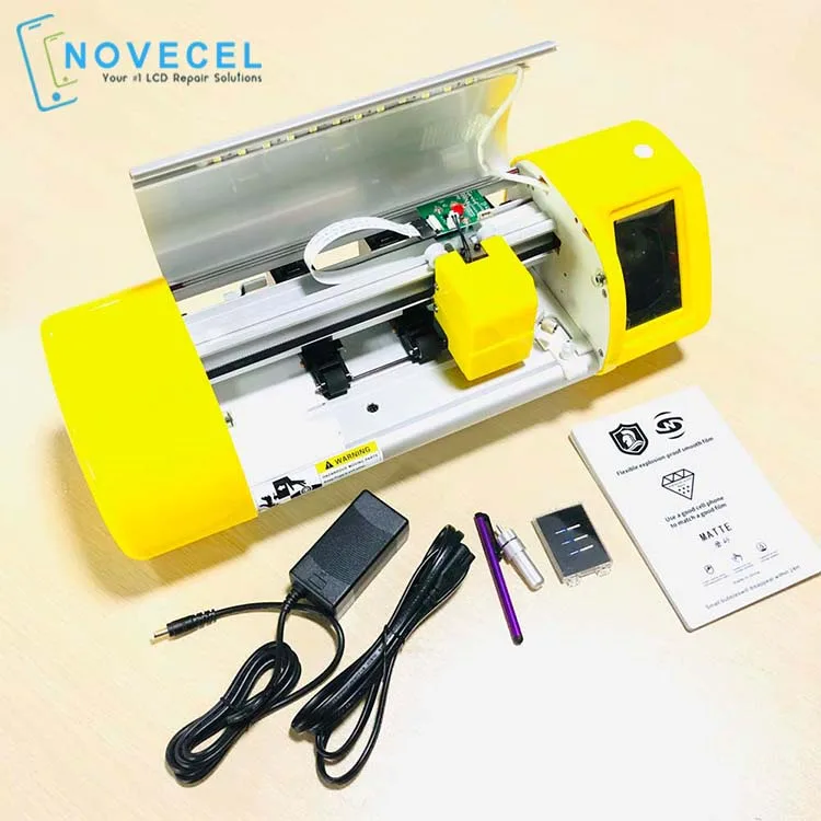 Novecel Flexible Hydrogel Film Screen Protector Cutting Machine For iPhone Watch Airpods Camera Tablet Front Glass Film Cutter