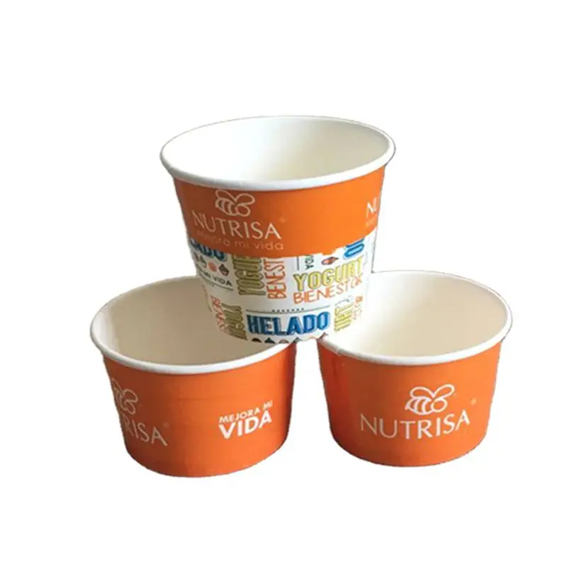 Personalized Ice Cream Paper Cups with Custom Logo
