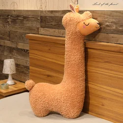 Cute alpaca plush toy Japanese alpaca plush cute alpaca animal doll sleep pillow home bed decoration