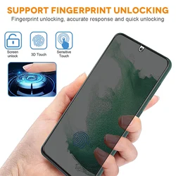 HD Clarity Privacy TPU Screen Protector for Samsung Galaxy S23/ S23+/ S23 Ultra Screen Guard Bubbles Free Fingerprint ID Unlock