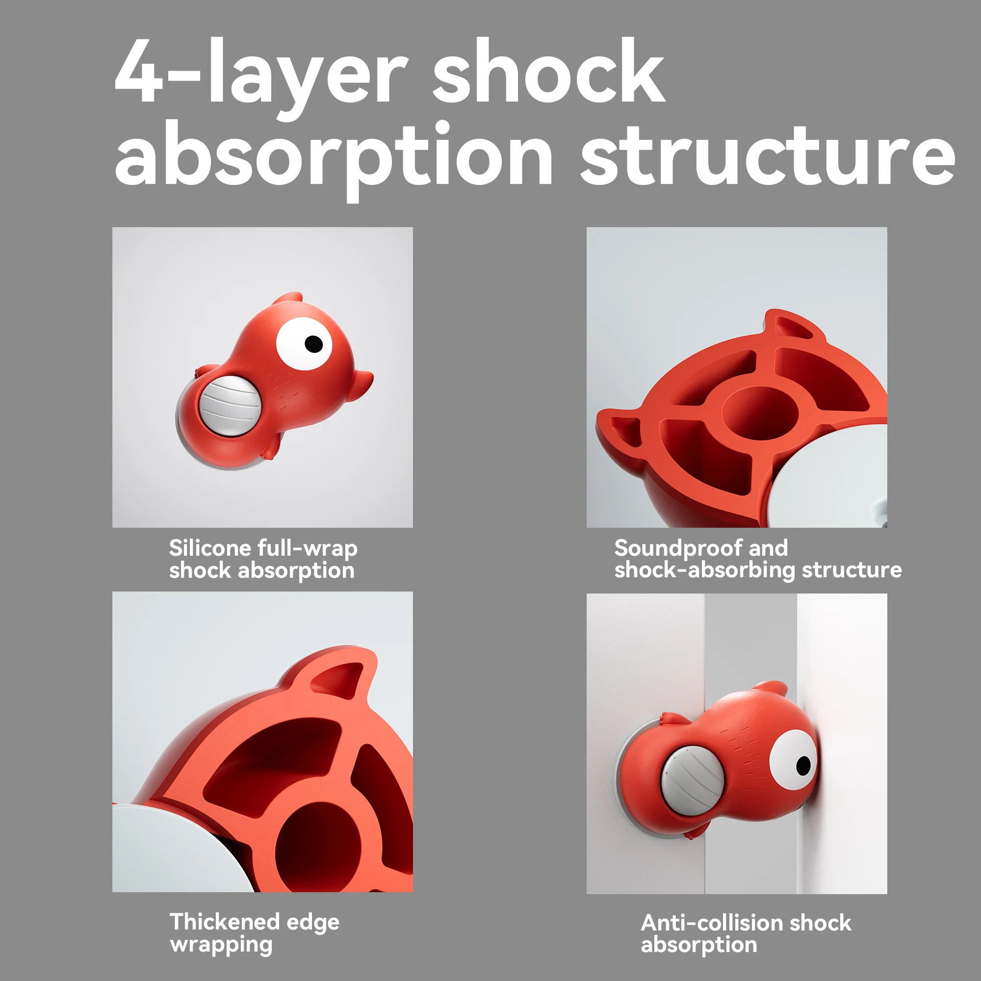 Promotional Baby Safety Cartoon Safety Child Baby Door Stopper Prevent Kids And Pet Finger Injuries