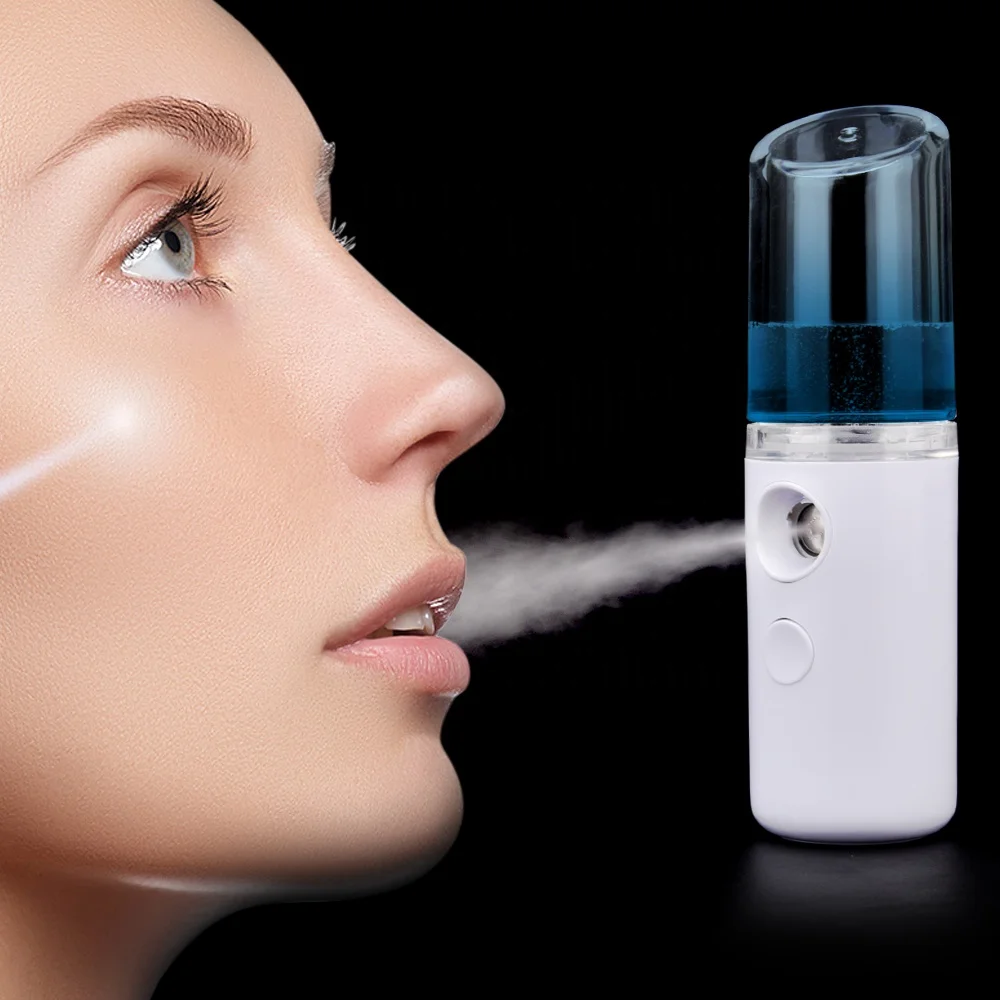 
Portable Mini Face Handy Sprayer Atomization Eyelash Extensions Cool Nano machine Facial Steamer <span style=