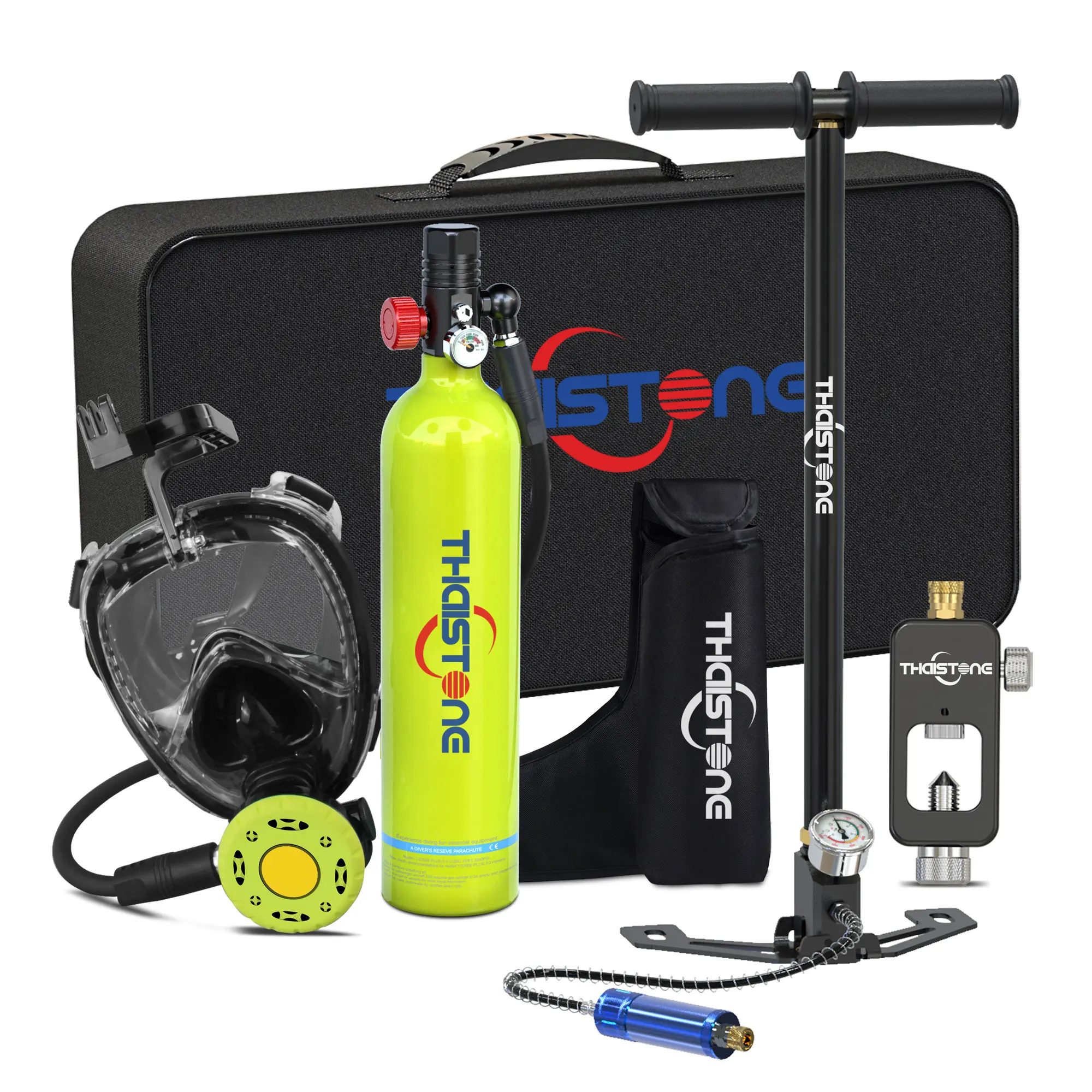 High Quality Thaistone M05A 1.0L Aluminium Portable Air Cylinder Diving Equipment for Underwater Sports
