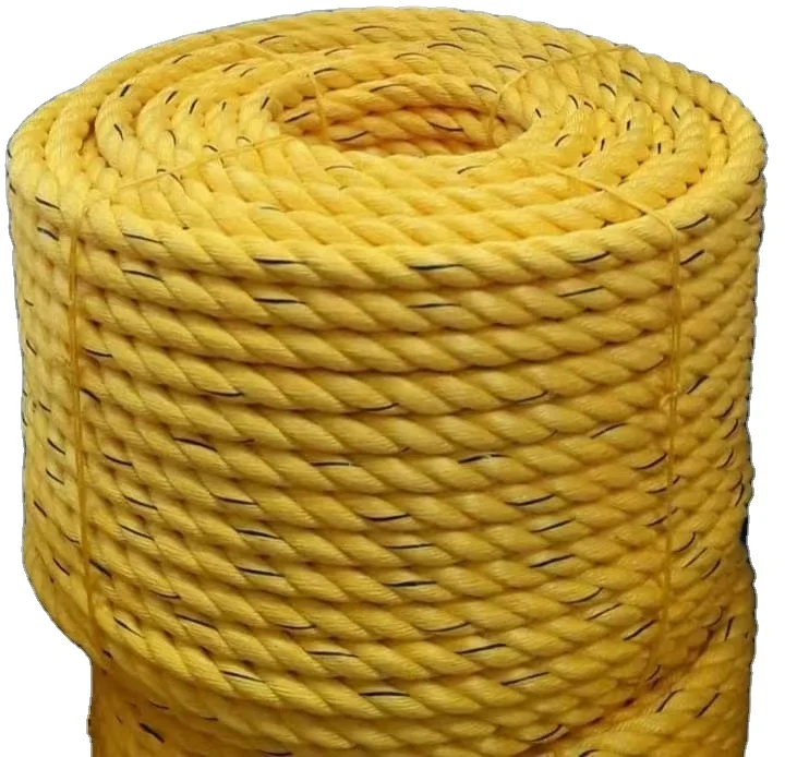 pp pe floating rope packed in coil, biggest sale the best quality pp danline rope 6mm-40mm 3-4 Strands, PP twisted Rope