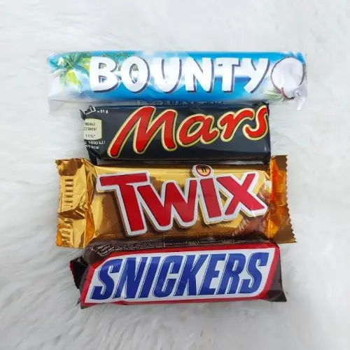 Snickers Chocolate coated with nuts candy for all seasons