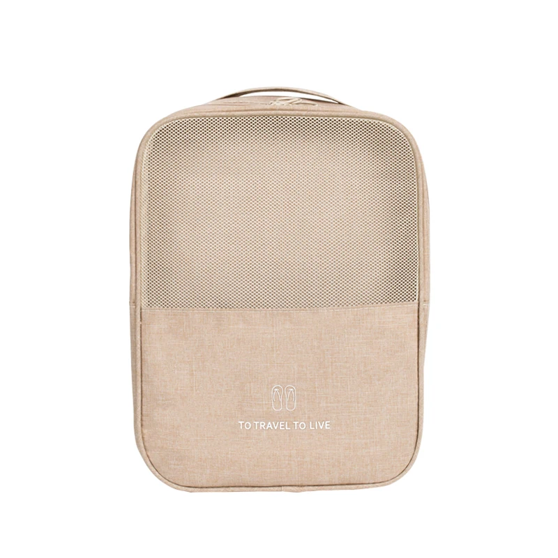 new arrival durable dust clear 3 layers wholesale travel shoe bag custom logo polyester shoe bag organizer