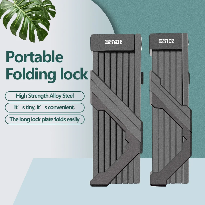 SENDE Motorbike Folding Bike Lock bikes Foldable Bicycle accessories Bicycle chain locks Motorcycle cycle fahrradschloss
