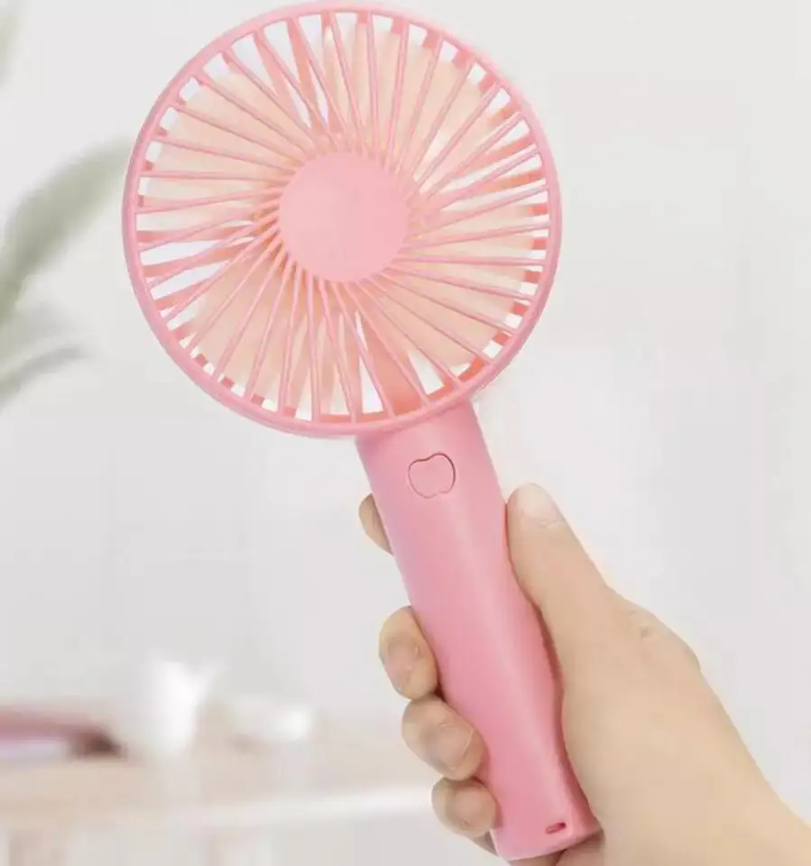 2022 Outdoor Standing Small Portable Rechargeable Electric Fan Custom Bracket Adjustable Cooling Mini USB Desk Handheld Fan