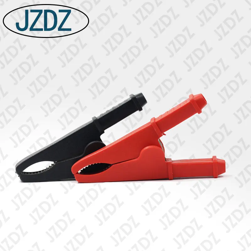 
JZDZ J.60051 Pure copper full sheath test crocodile clip safety type alligator clip 