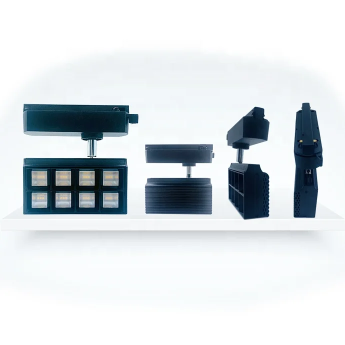 Factory customized AC85 220V led track light aluminum alloy square led track light