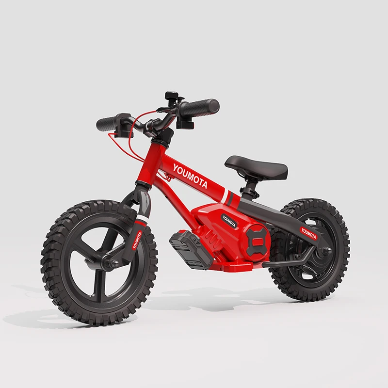 2024 Christmas Gift Balance Bike for Park Riding Birthday Gift for Girl Boy 12Inch 16Inch Electric Balance Bike 100-150W Motor