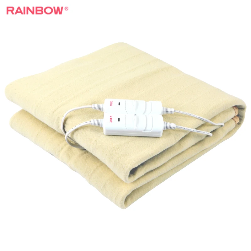 
220V 150*180cm king Size Dual controllers electric blanket 