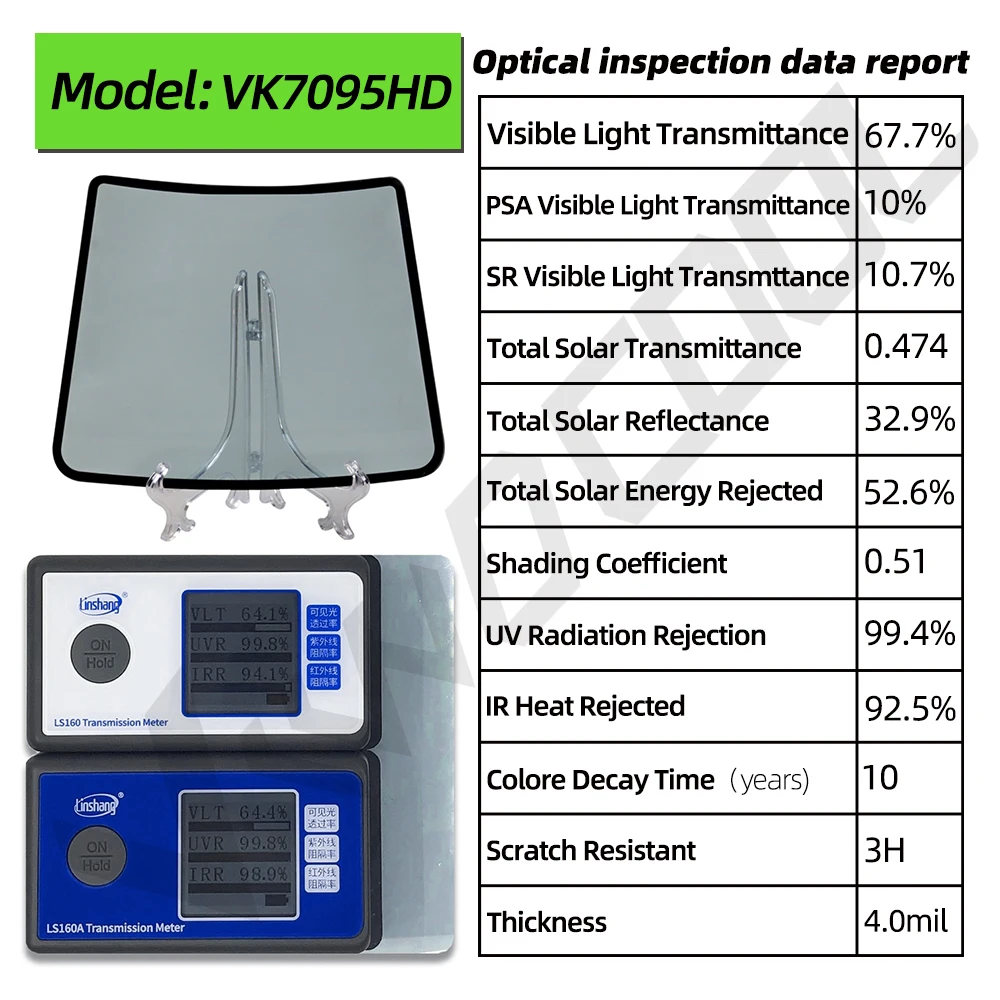 viwocool VK7095 4mil window tint film for car and building High antioxidant Stable performance window film factory price