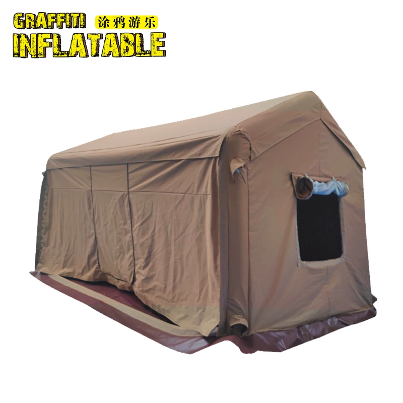 3*4m and Custom design hiking travelling large space Convenient Inflatable party camping tent