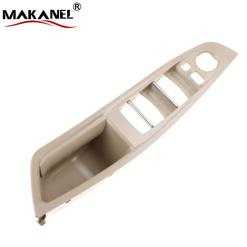 Leather Interior Door Panel Pull Handle Trim Cover Window Regulator Frame Right Hand Drive for BMW 5 F10 F11 F18