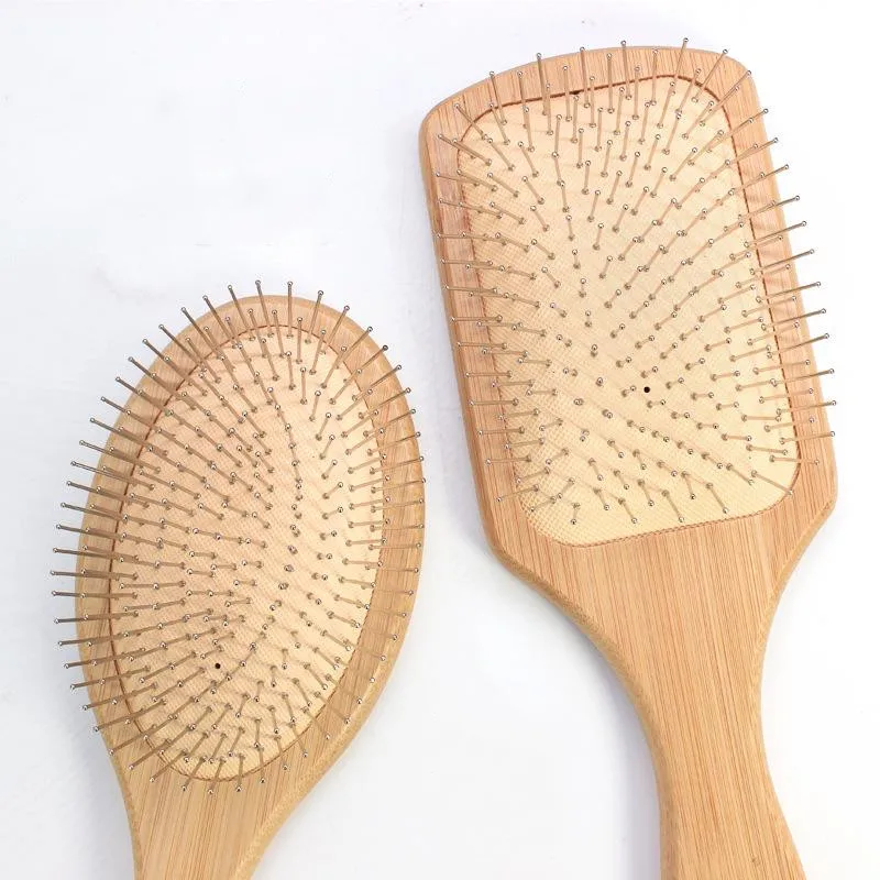 Yaeshii Premium Wooden Bamboo Hair Brush Improve Hair Growth Wood hairbrush Prevent Hair Loss Comb Bamboo Comb Teeth