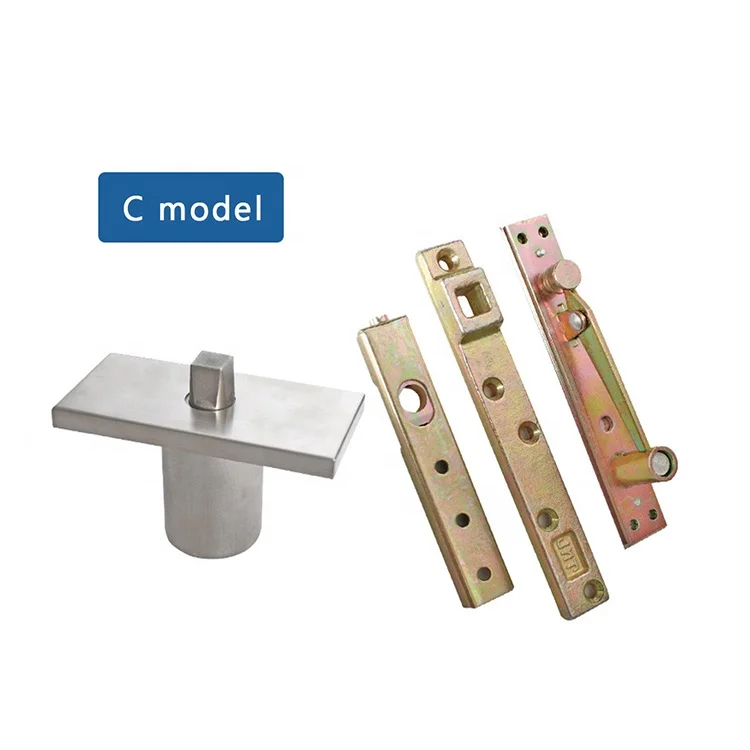 Top Pivot Floor Hinge For Heavy Duty Timber Door Shower Screen Partition Glass Wall Hallway Pivot Hinge Rotating Hydraulic Pin