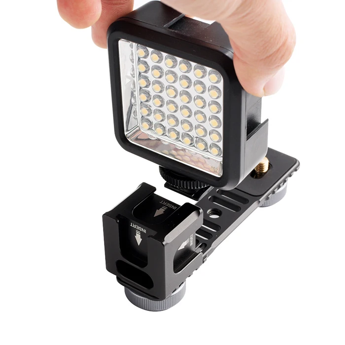 New Product Multi- interface Hot Shoe Dock Camera Flash Speedlite Bracket LED Flash Stand