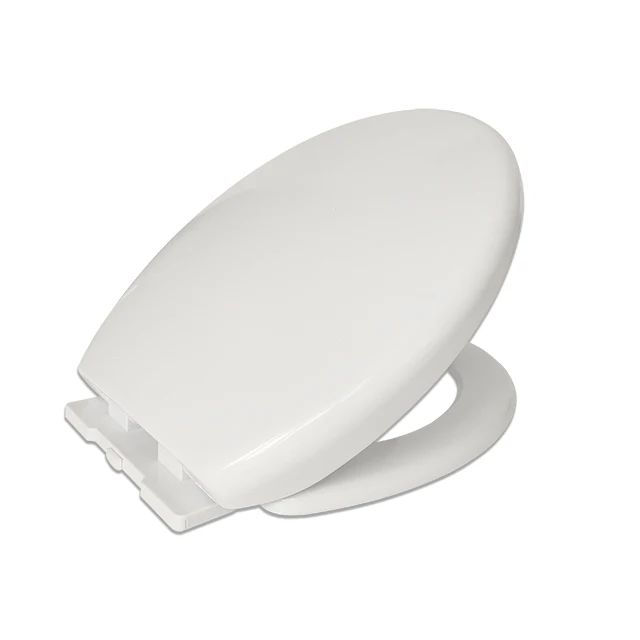 Круговое закрытое сиденье для унитаза, Лифт, переднее стандартное качество, новинка, утолщенное сиденье для унитаза с нагрузкой, белое
