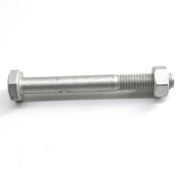 8.8 Grade HDG M8 - M36 Hot Dip Galvanized DIN 933 Hex Bolts