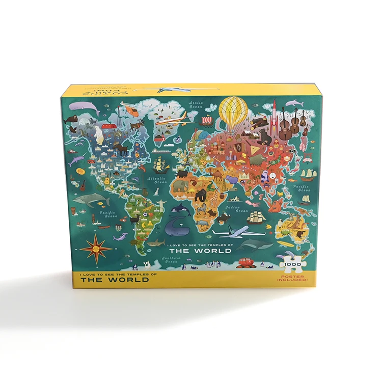 Custom 1000 Pcs Jigsaw Puzzles Manufacturers Adult 1000 Pieces For Adults