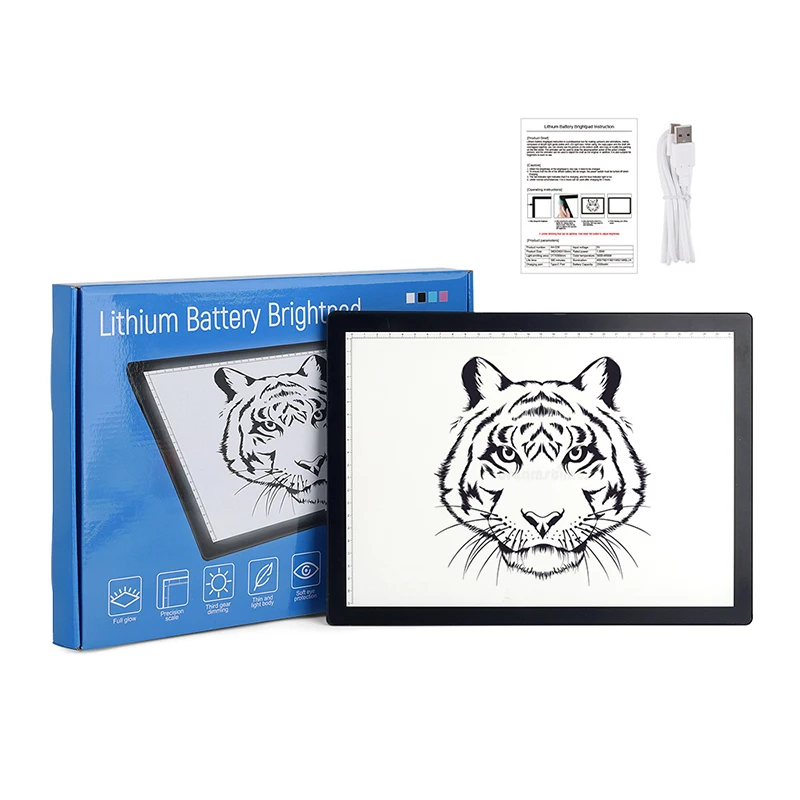 High Quality Design Usb Powered Recharge Led Tracing Board Light Pad For Architect