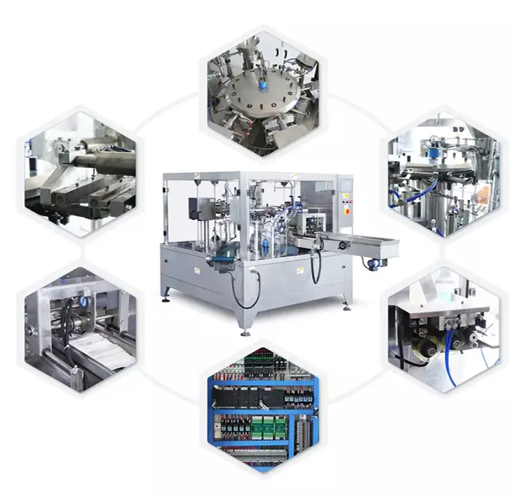 LGL liquid paste cream automatic pouch bag given bag filling packing Machine