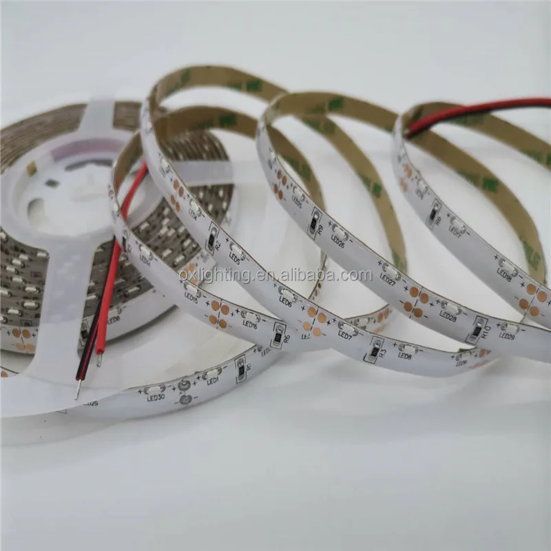 Светоизлучающая Светодиодная лента 335 SMD ультра яркая 120 светодиодов/м 12 В 24 вид сбоку 60 углов луча