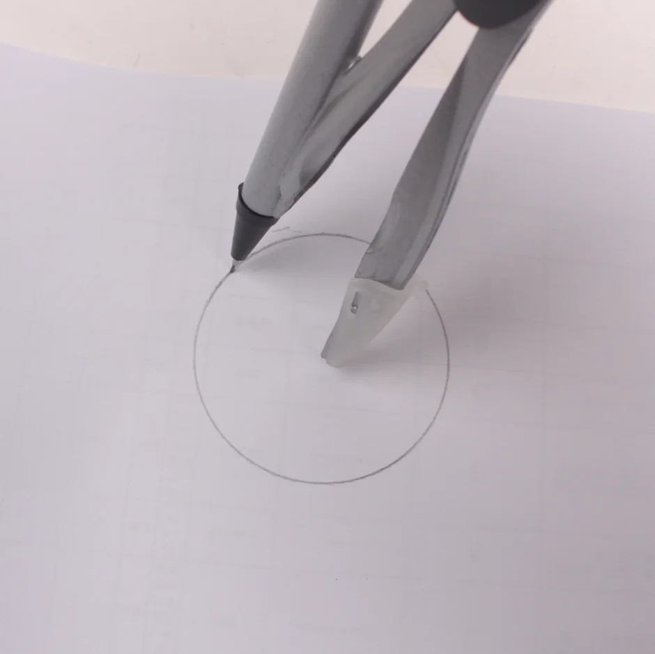 Math Geometry Kit Set Multi Functional Drawing Compasses 7PCS Set School Students Safety Metal Compass Set