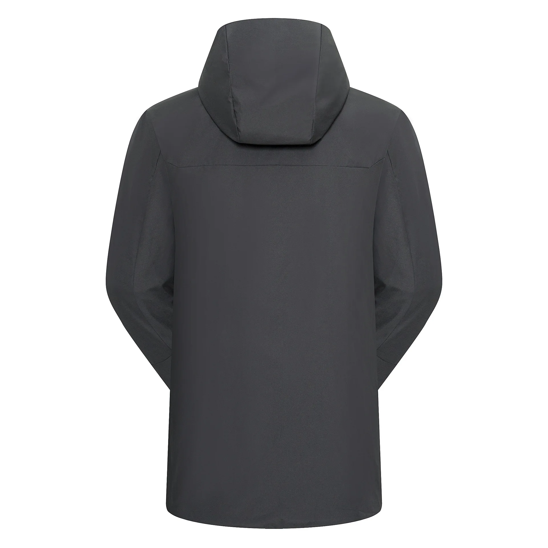 OEM Factory ripstop activewear wind resistant waterproof full zip shell jacket for men