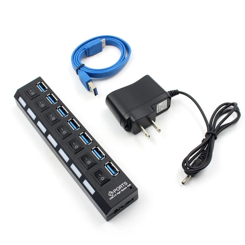 Top Selling Stock Compatible Window Android USB HUB 3.0 7 Port 4 Port USB 3.0 HUB OEM