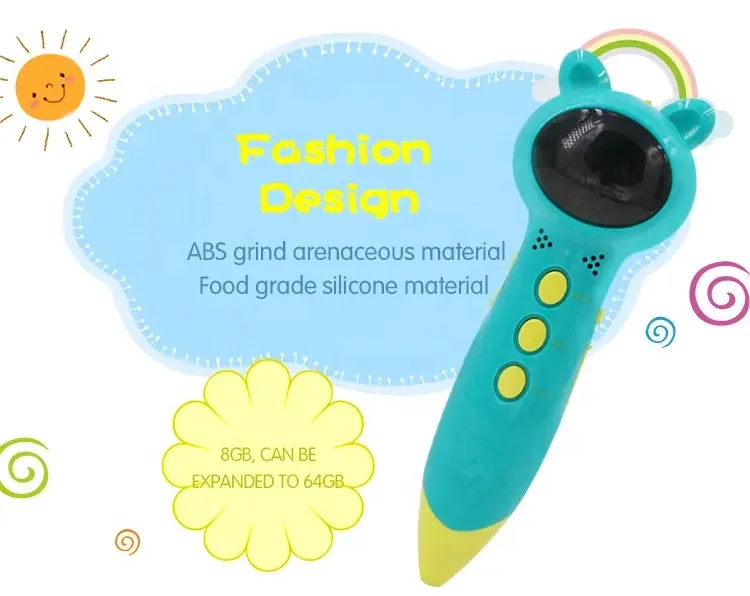 Hot Growing up English Learning Talking Pen for Children book