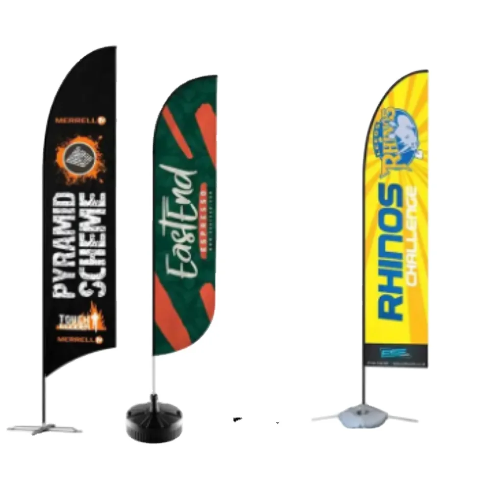 Wholesale water feather customization Foreign trade cross-border rainbow flags color flag production outdoor