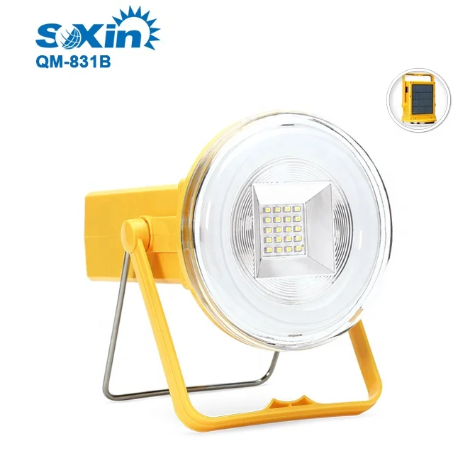 
solar led emergency rechargeable camping light 