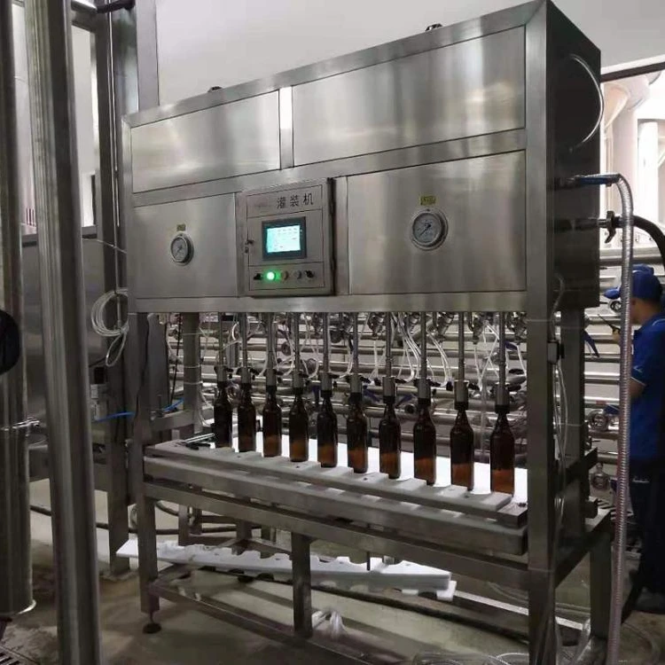 semi automatic 330ml glass beer bottle filling machine