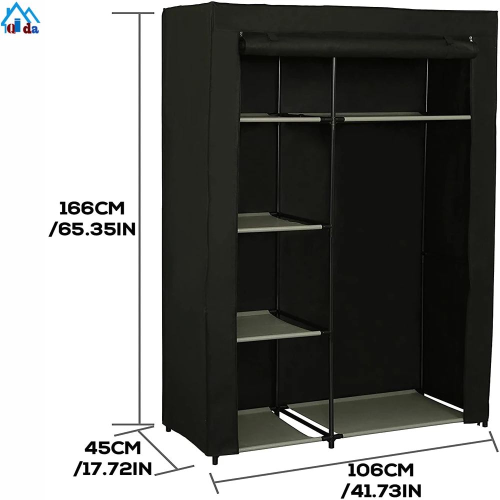 Цены на платяной шкаф, 16 кубиков, черный пластиковый гардероб для продажи