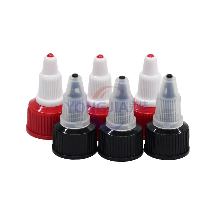 Factory wholesale black 28 410 twist off cap twist top cap for gel bottle