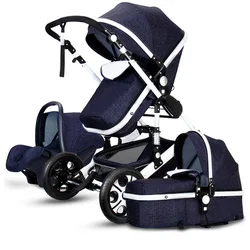 Custom Material 7 Colors Luxury Travel Stroller Baby Strollers