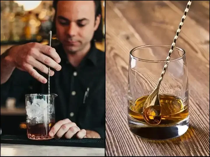 30cm Cocktail Bar spoon Mixing Spoon Stainless Steel Bartender Stirrers Spiral Pattern Bar Tool Stirring Spoon With Long Handle