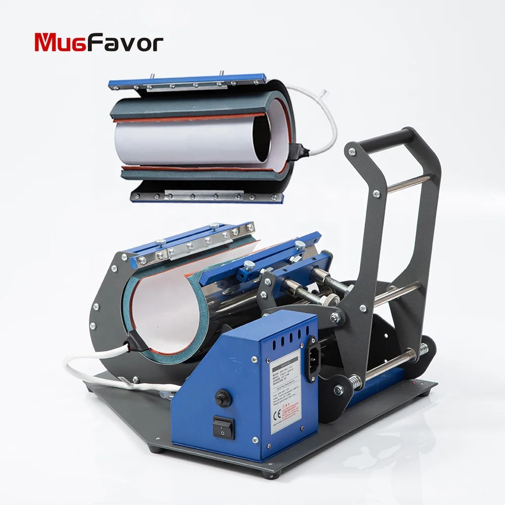 
MugFavor Wholesale Heat Transfer Tumbler Press 20 oz Skinny Tumbler Heat Press Machine Hot sale Tumbler Press Attachment MP6H1 