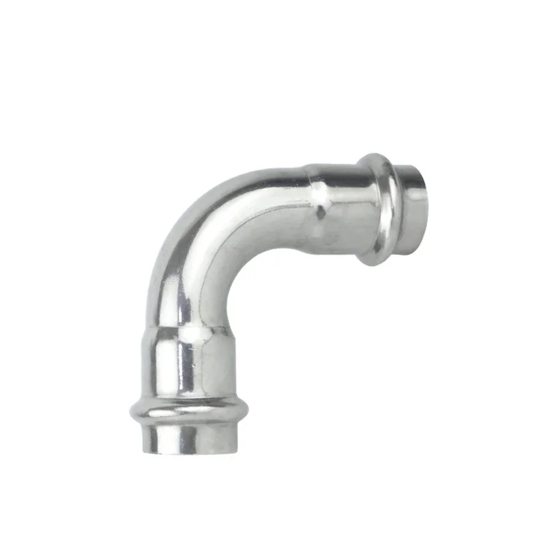 High Cost-Effective Top Standard Stainless Steel Sanitary 90 Degree Elbow Coupling Fitting  Pipe