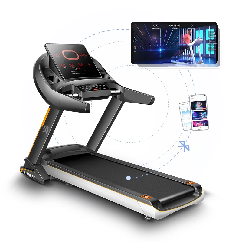 YPOO  new arrival 52cm running machine home fitness  motorized treadmill dc motor fitness running machine with  YPOOFIT APP