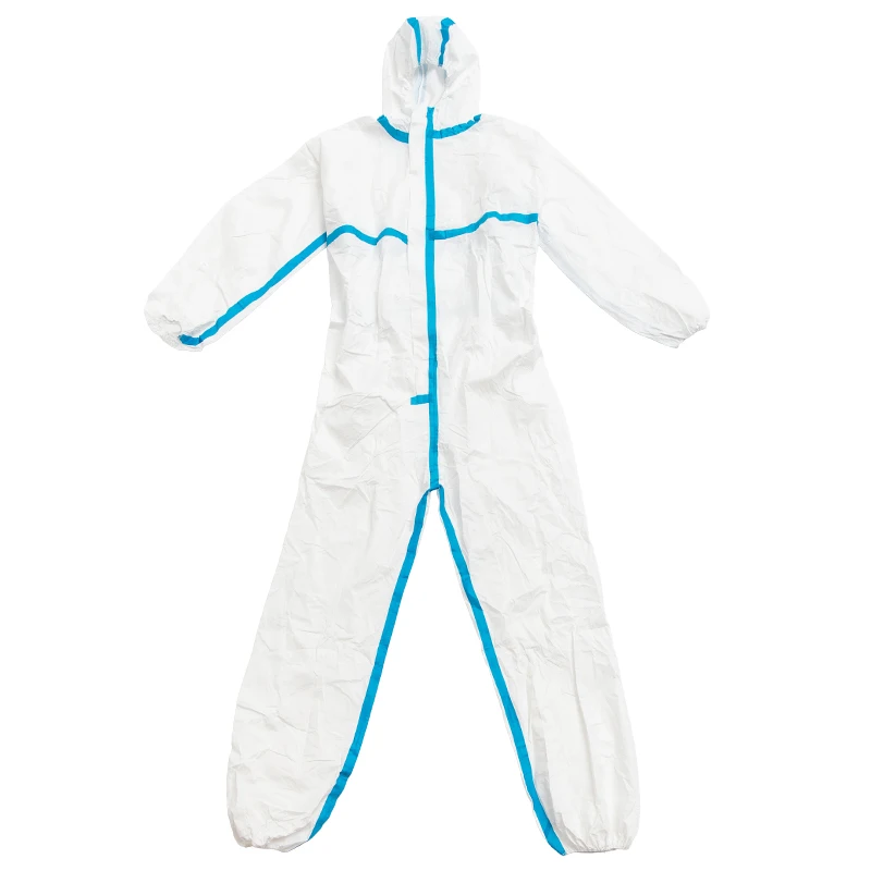 3Q Type 4/5/6  coverall ce en14126 Disposable coveralls Medical pp non woven protective gown good quality coverall for men