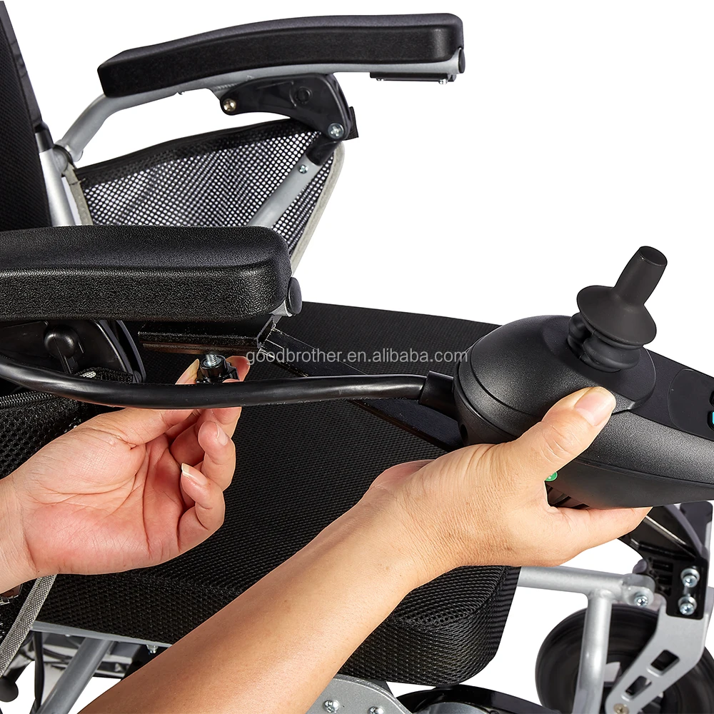 HG-W73001  lightweight foldable intelligent joystick  electric wheelchair for disablities