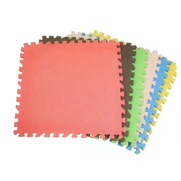 EVA Foam Puzzle Play Mat Children Exercise Play Mats Custom Rubber Printing for Kids climbing mat
