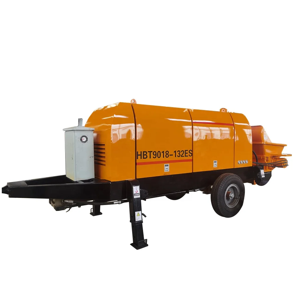 Stationary Pumping Concrete Machine Diesel  Pump Trailer-Mounted Concrete Pump Price