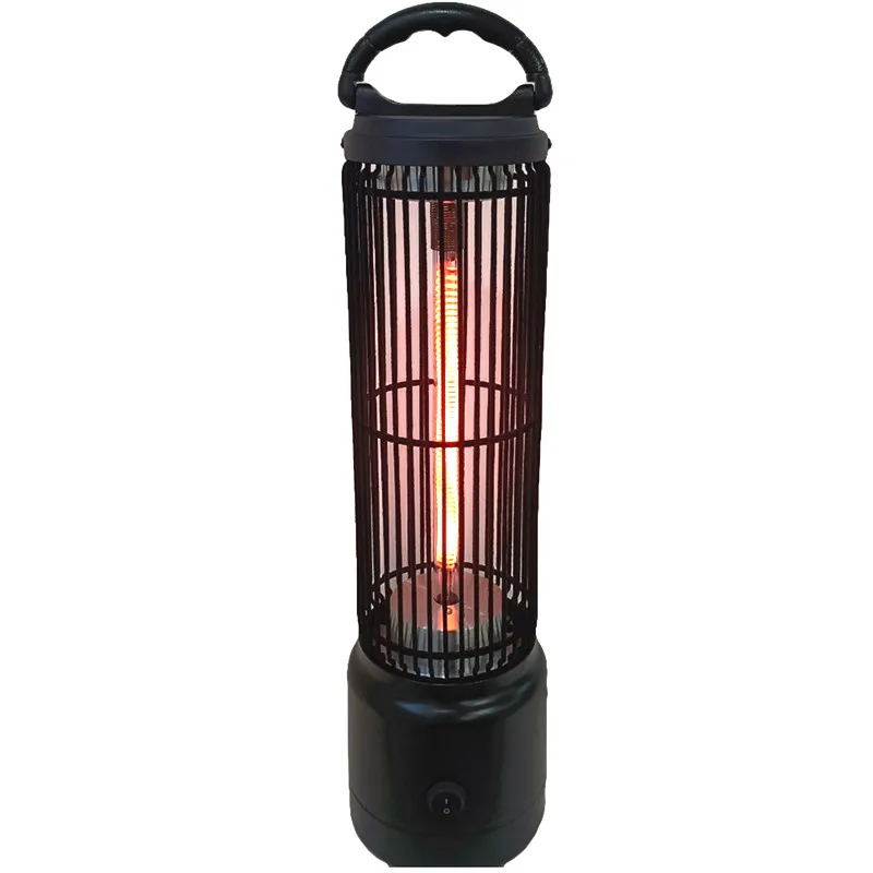 220v-240v 1200w черный цвет Электрический автономный нагреватель с нагревательной лампой из