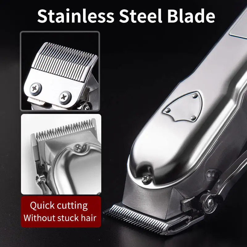 Brand Household Professional Rechargeable Belt Outgoing Carbon Steel Blade Comb Hair Trimmer