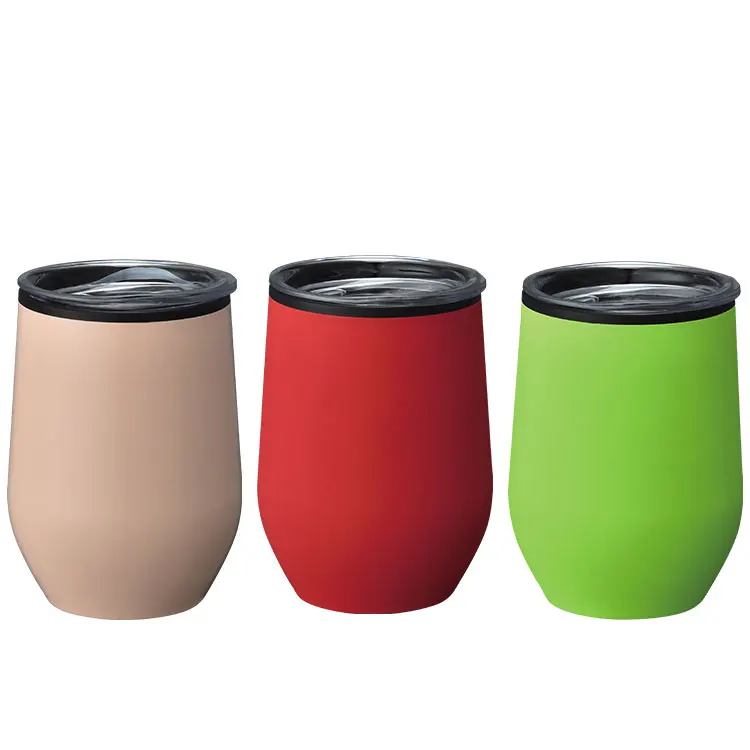 
Fashion Reusable Stainless Steel Outer PP Inner 12 Oz Travel Coffee Mug 